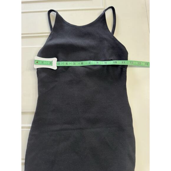 Lulu’s Little Black Mini Dress Bodycon Women's Sz XS Halter Stretch Spaghetti - Picture 3 of 7